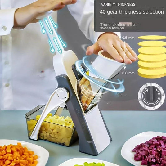 Mandoline 5 In 1 Safe Vegetable Cutter & Slicer