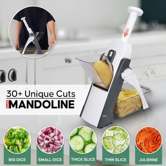 Mandoline 5 In 1 Safe Vegetable Cutter & Slicer